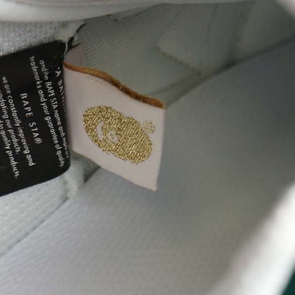 SOLD!!! BATHING APE Bapesta Green Orange Grey 2017 - Picture 4 of 8